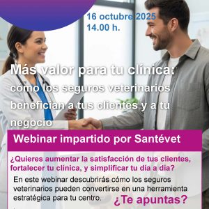 Webinar: Más valor para tu clínica: cómo los seguros veterinarios benefician a tus clientes y a tu negocio